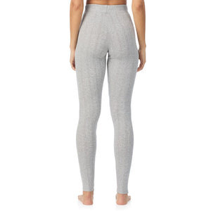 A lady is wearing Cotton Pointelle Legging
