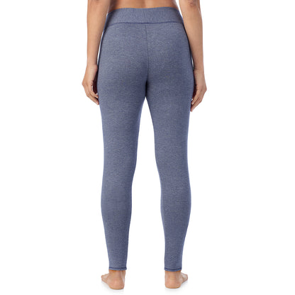 Twilight Blue Heather;Model is wearing size S. She is 5'8", Bust 34", Waist 24.5", Hips 35". @ A Lady is wearing Ultra Cozy Legging