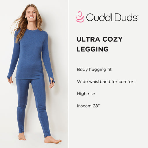 Cuddl Duds Womens Ultra Cozy Leggings