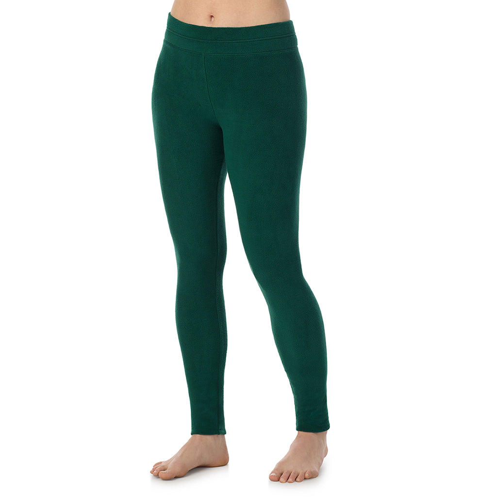 Evergreen; Model is wearing a size S. She is 5’9”, Bust 34”, Waist 25”, Hips 36”@ A Lady is wearing a Evergreen Fleecewear With Stretch Legging