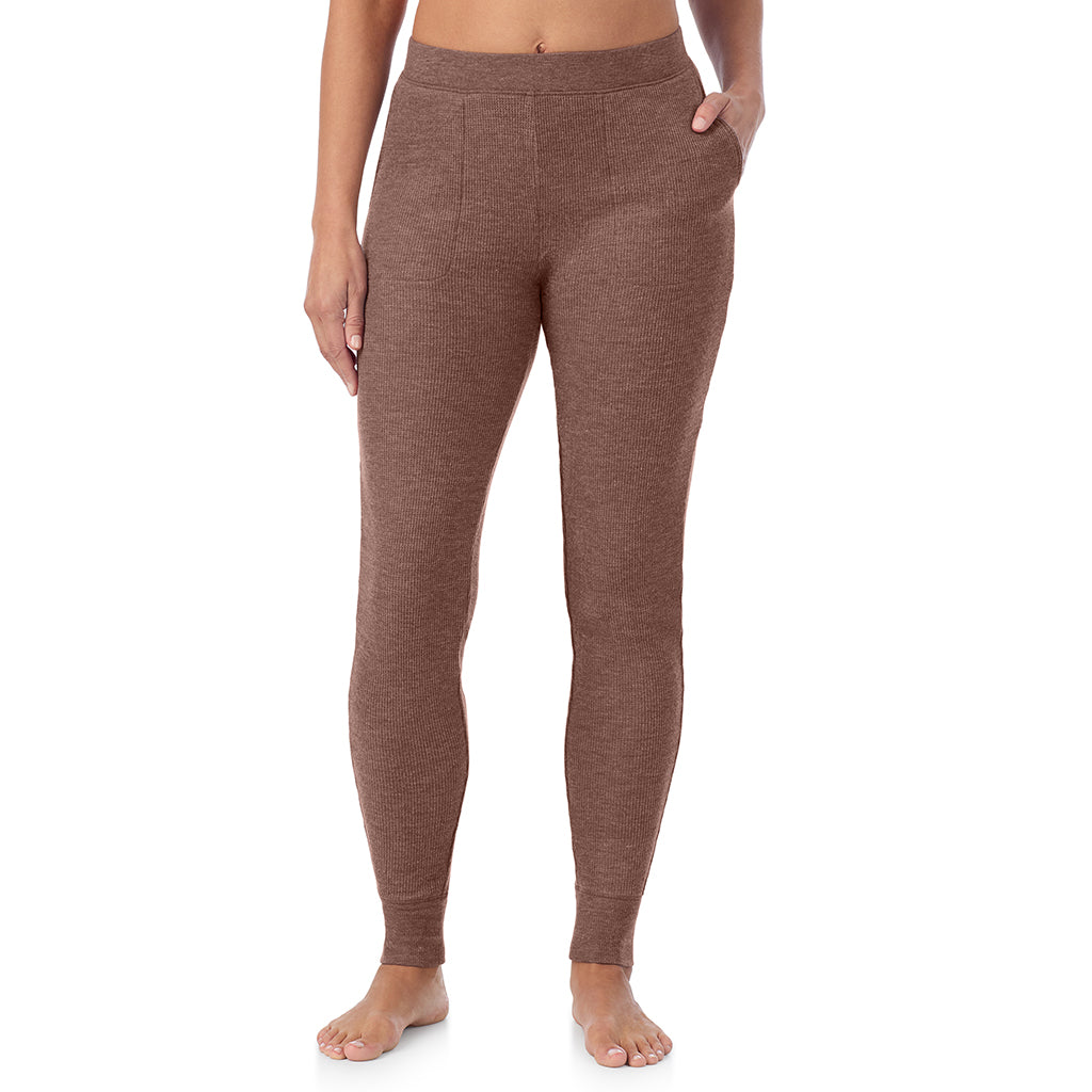  A Lady is wearing Cozy Stretch Thermal Legging