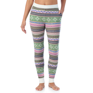  A Lady is wearing Cozy Stretch Thermal Legging
