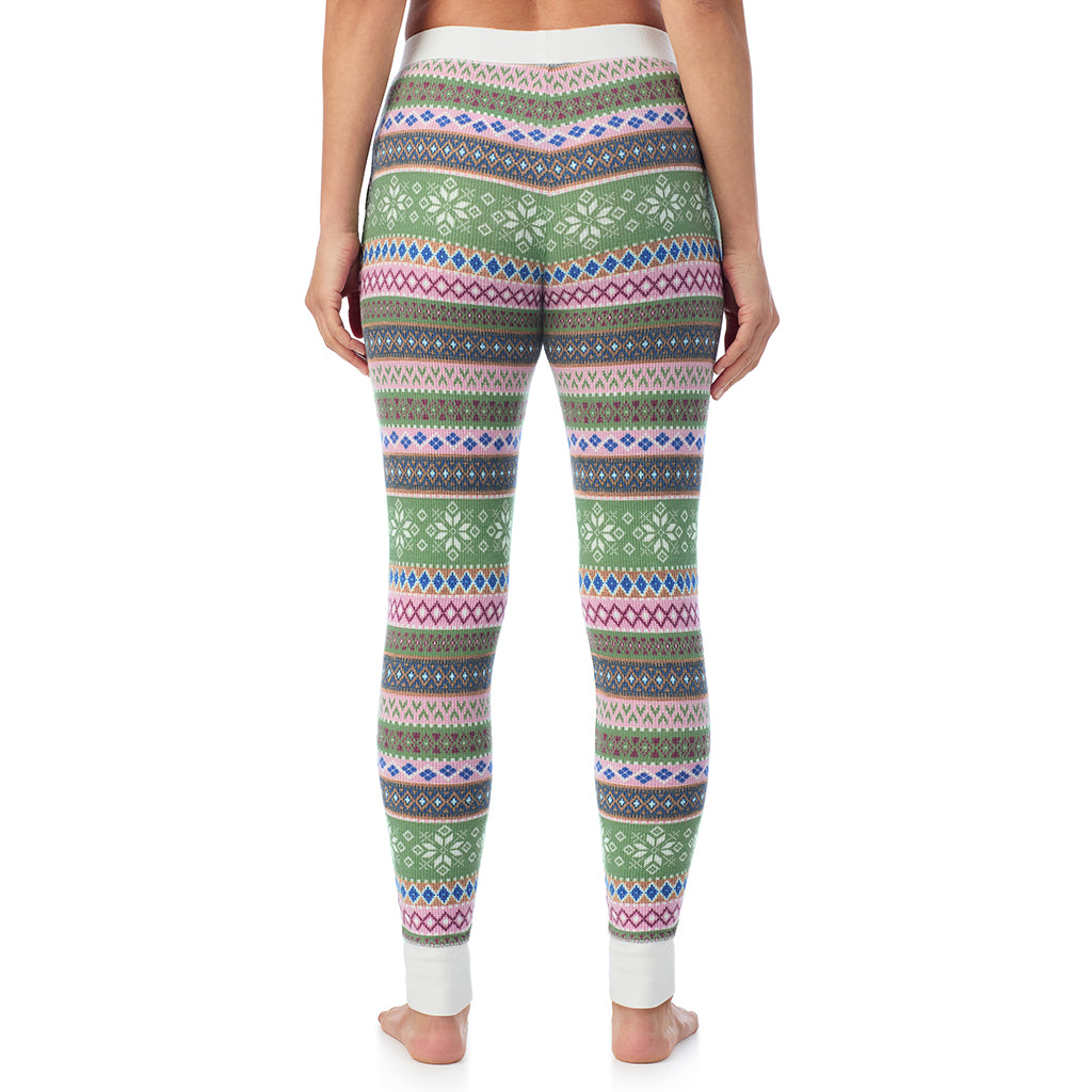  A Lady is wearing Cozy Stretch Thermal Legging