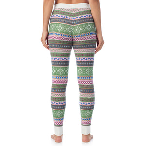 A Lady is wearing Cozy Stretch Thermal Legging