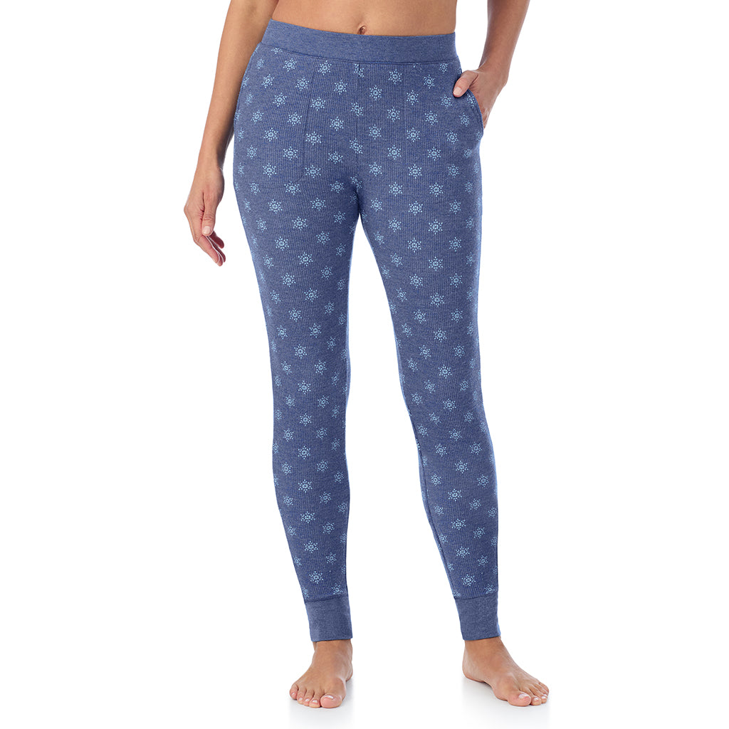  A Lady is wearing Cozy Stretch Thermal Legging