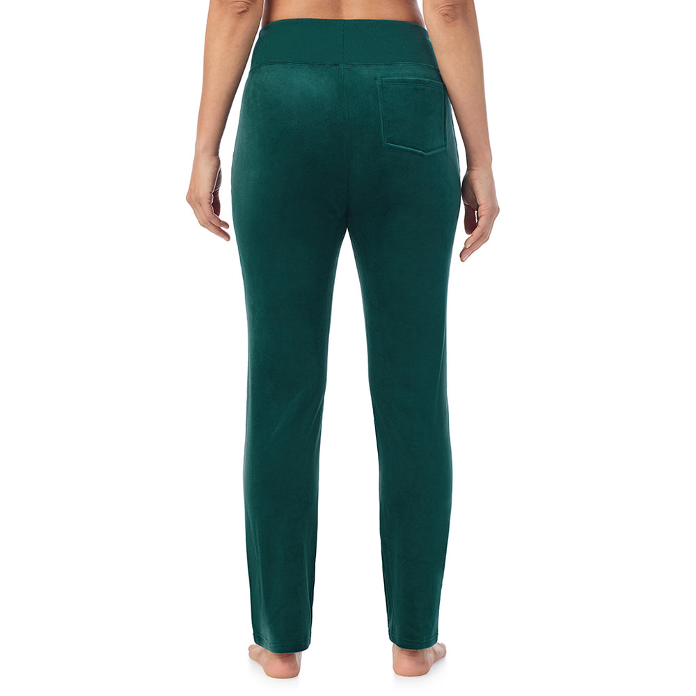 A lady wearing Stretch Velour Boot Cut Legging
