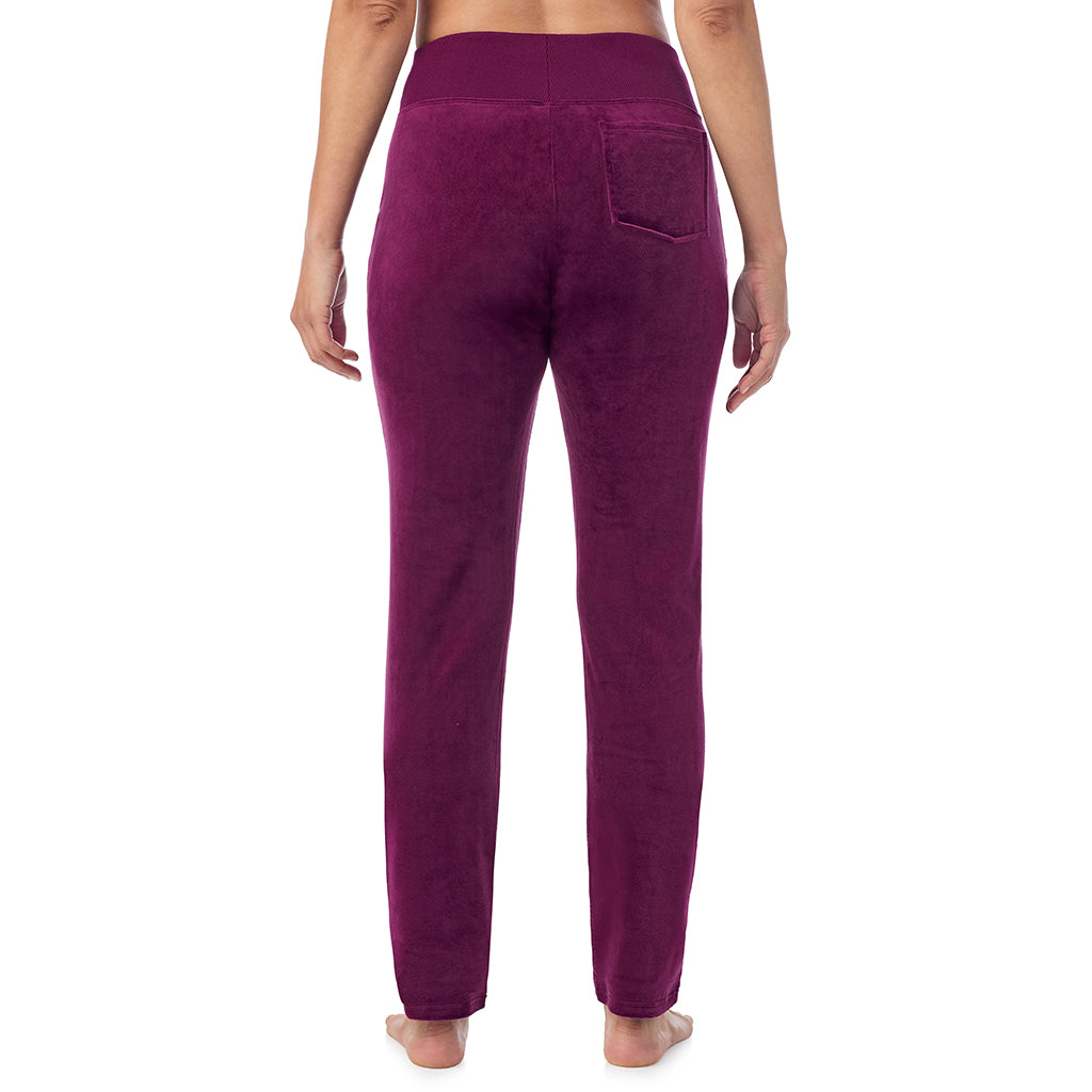 A lady wearing Stretch Velour Boot Cut Legging
