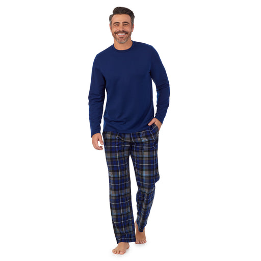Men's Double Layer Washed Texture Gauze Neck Pajamas Pants Home Suit Men  Lounge at  Men's Clothing store