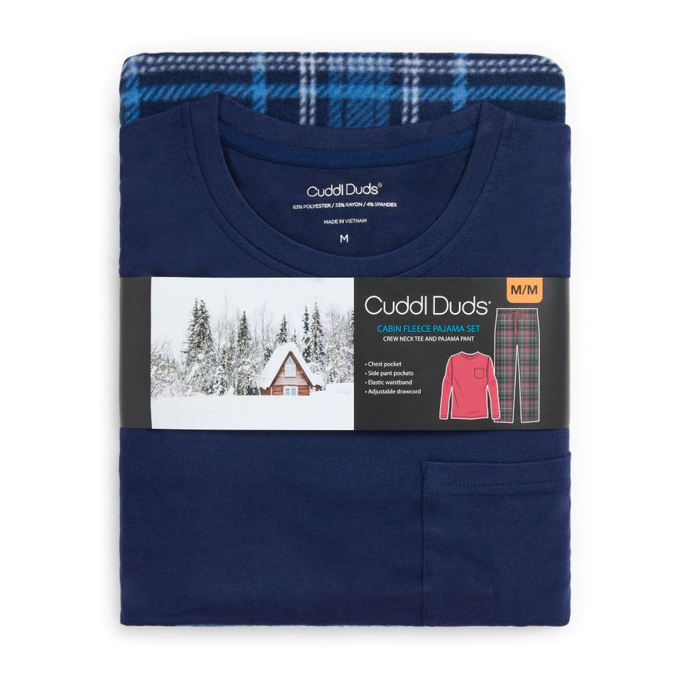 A Cabin Fleece Long Sleeve Crew and Pajama Pant 2-Pc Set