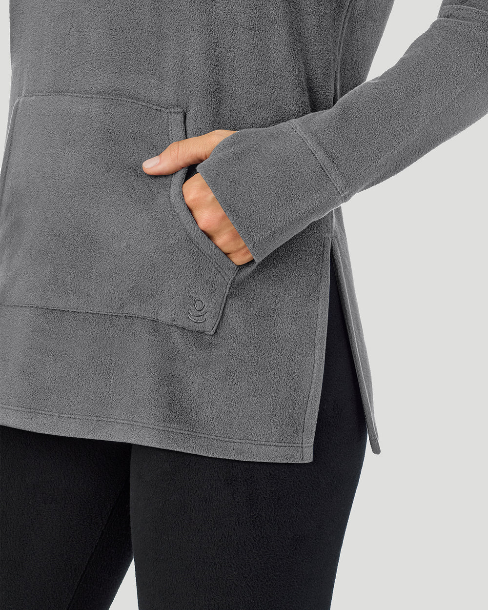 Fleecewear With Stretch Long Sleeve Tunic