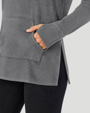 Fleecewear With Stretch Long Sleeve Tunic
