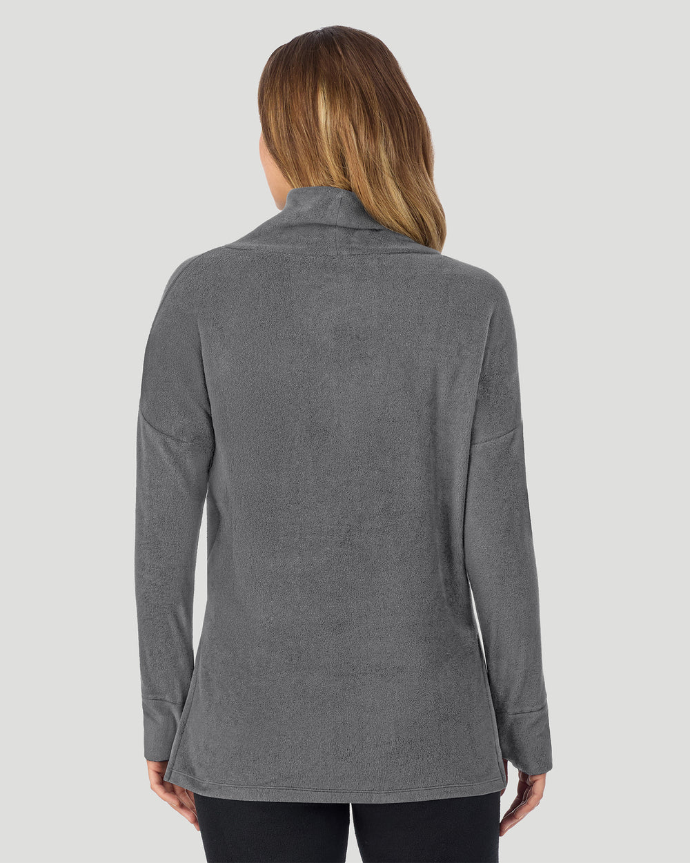 Fleecewear With Stretch Long Sleeve Tunic