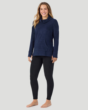 Fleecewear With Stretch Long Sleeve Tunic