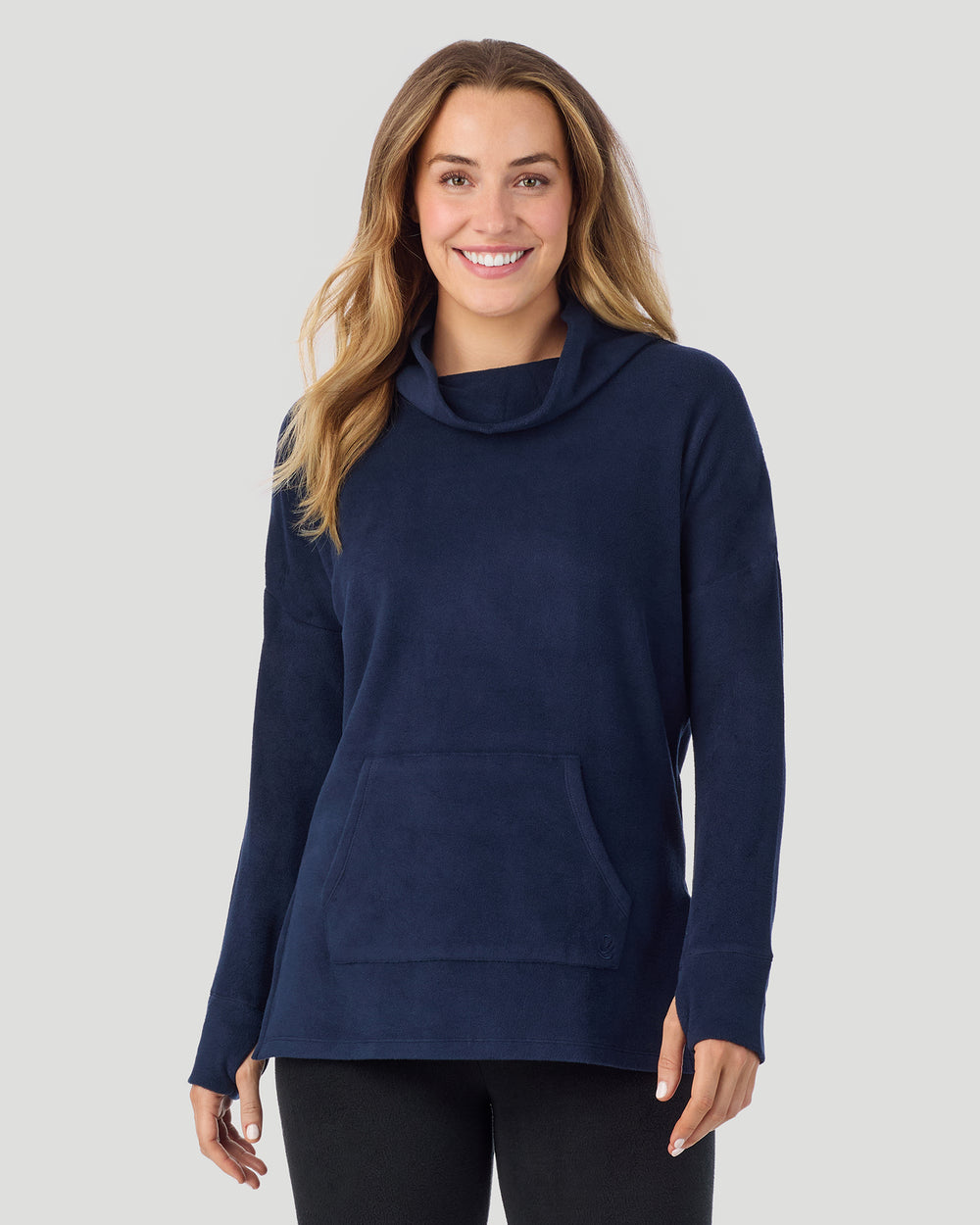 Fleecewear With Stretch Long Sleeve Tunic