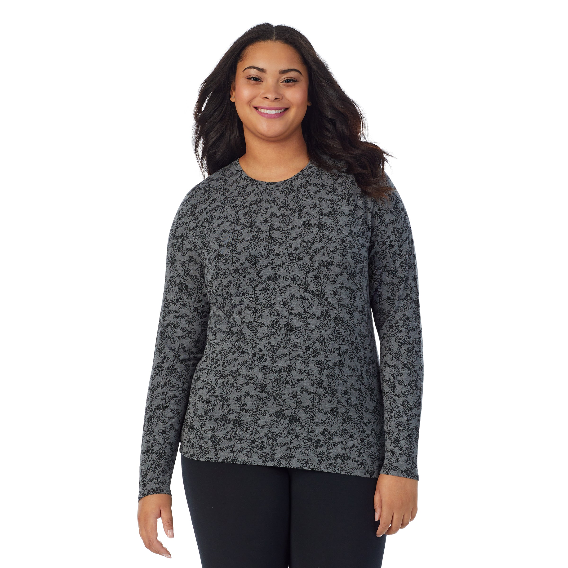 Softwear With Stretch Long Sleeve Crew PLUS