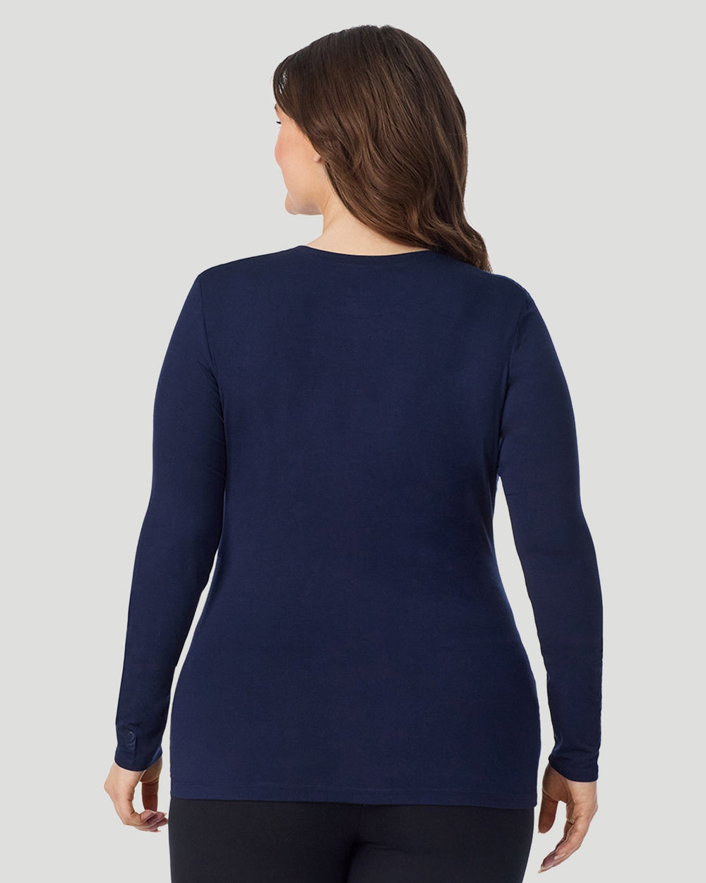 Softwear With Stretch Long Sleeve Crew PLUS