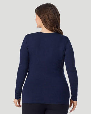 Softwear With Stretch Long Sleeve Crew PLUS