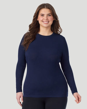 Softwear With Stretch Long Sleeve Crew PLUS