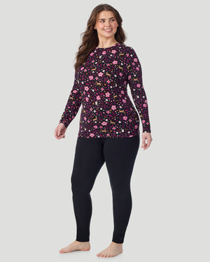 Softwear With Stretch Long Sleeve Crew PLUS