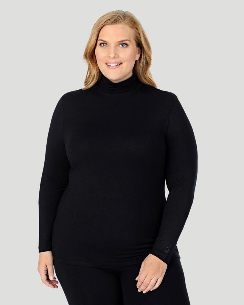 Softwear With Stretch Long Sleeve Turtleneck PLUS