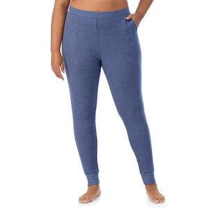  A Lady is wearing a Cozy Stretch Thermal Legging PLUS