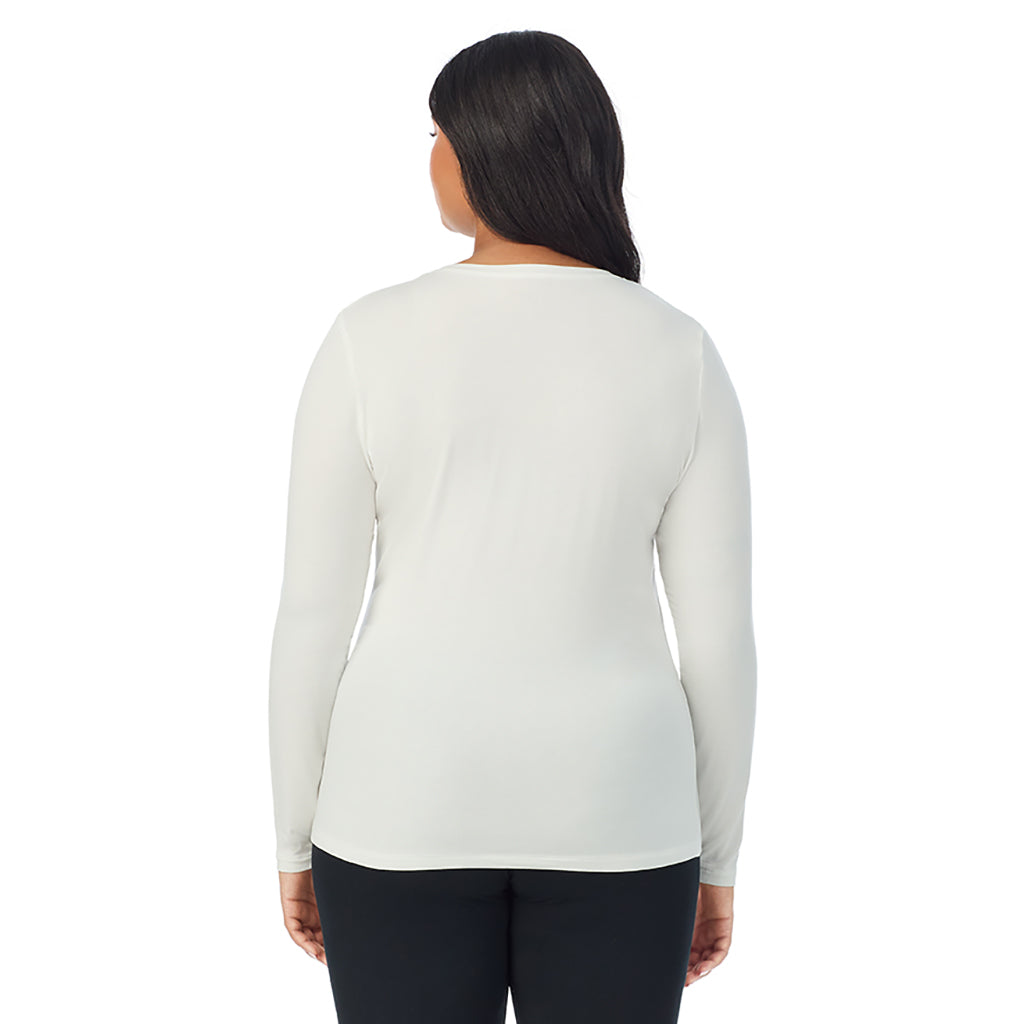 Softwear With Stretch Long Sleeve V-Neck PLUS