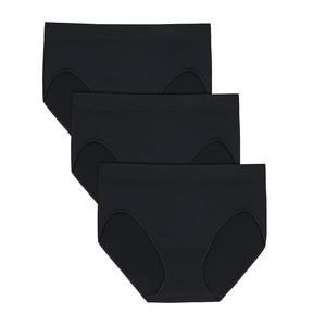 A Soft Seamless High-Cut Brief Panty 3-Pack