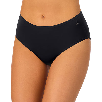 A lady wearing Brushed Microfiber Hipster Panty 3-Pack