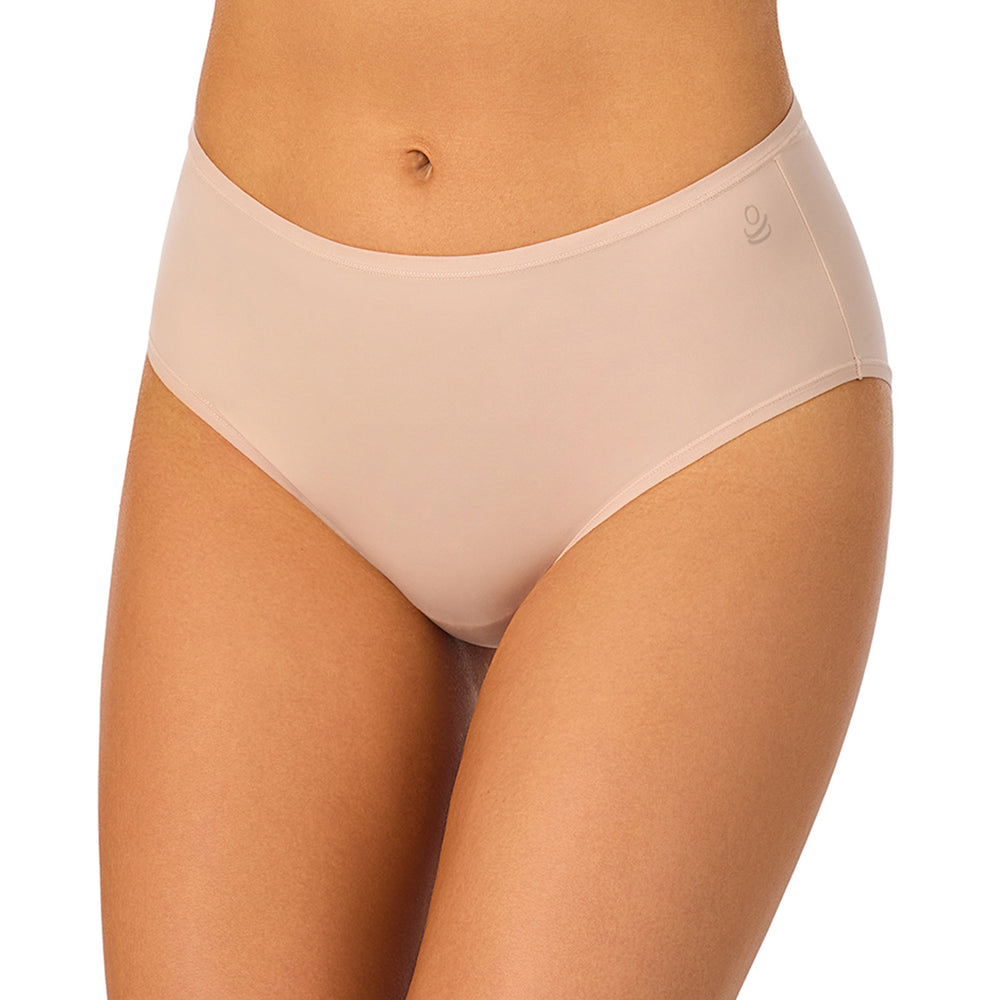 A lady wearing Brushed Microfiber Hipster Panty 3-Pack