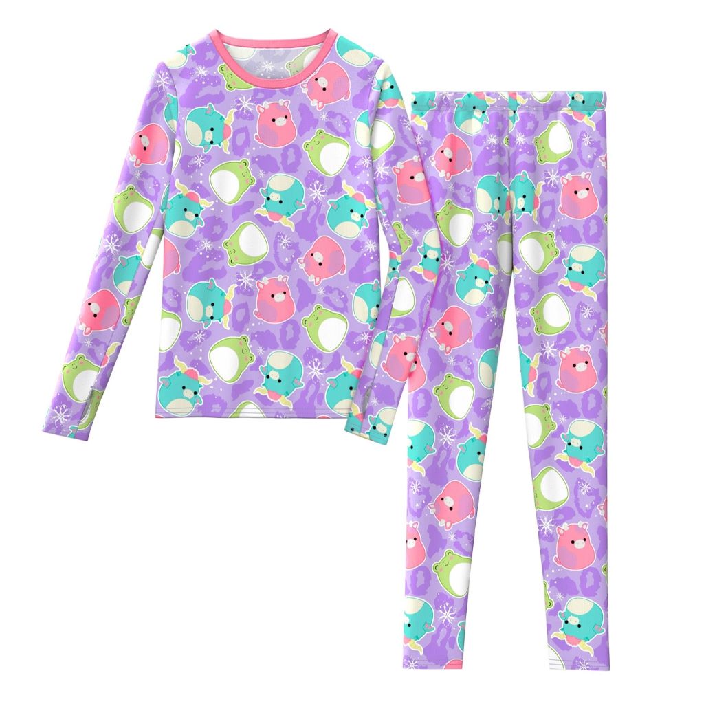 A Squishmallows Poly 2 pc. Long Sleeve Crew &amp; Legging Set