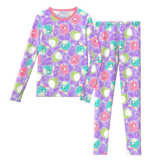 A Squishmallows Poly 2 pc. Long Sleeve Crew & Legging Set