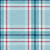 Cadet Blue Plaid / XS