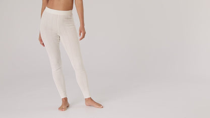 @A lady is wearing Cotton Pointelle Legging
