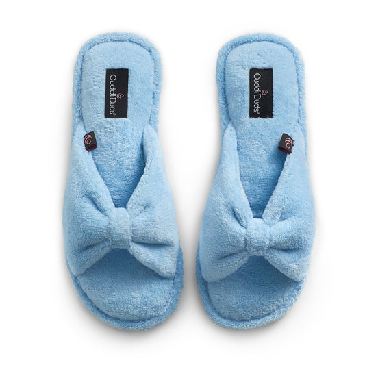 Gathered Terry Slide Slipper