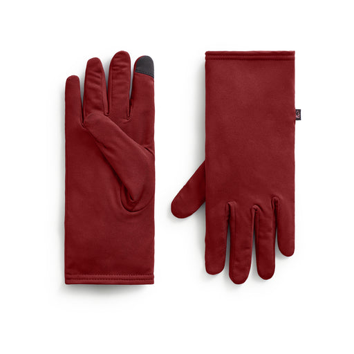 Burgundy;@FlexFit Glove with Faux Fur Lining