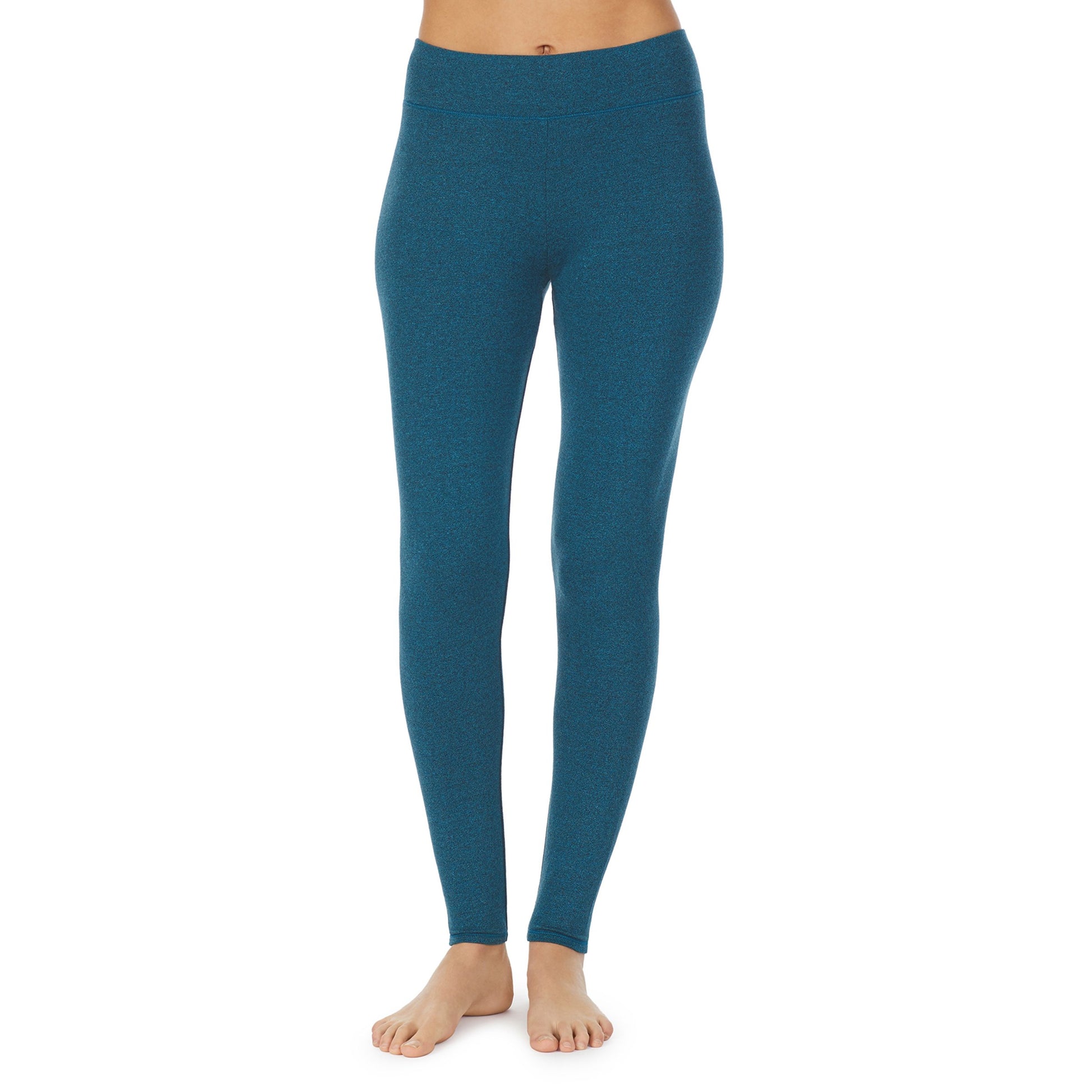 Cerulean Blue Heather;Model is wearing size S. She is 5’10”, Bust 34”, Waist 26&quot;, Hips 38”.