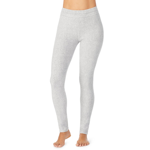 Light Grey Heather;Model is wearing size S. She is 5’9”, Bust 32”, Waist 25.5”, Hips 36”.