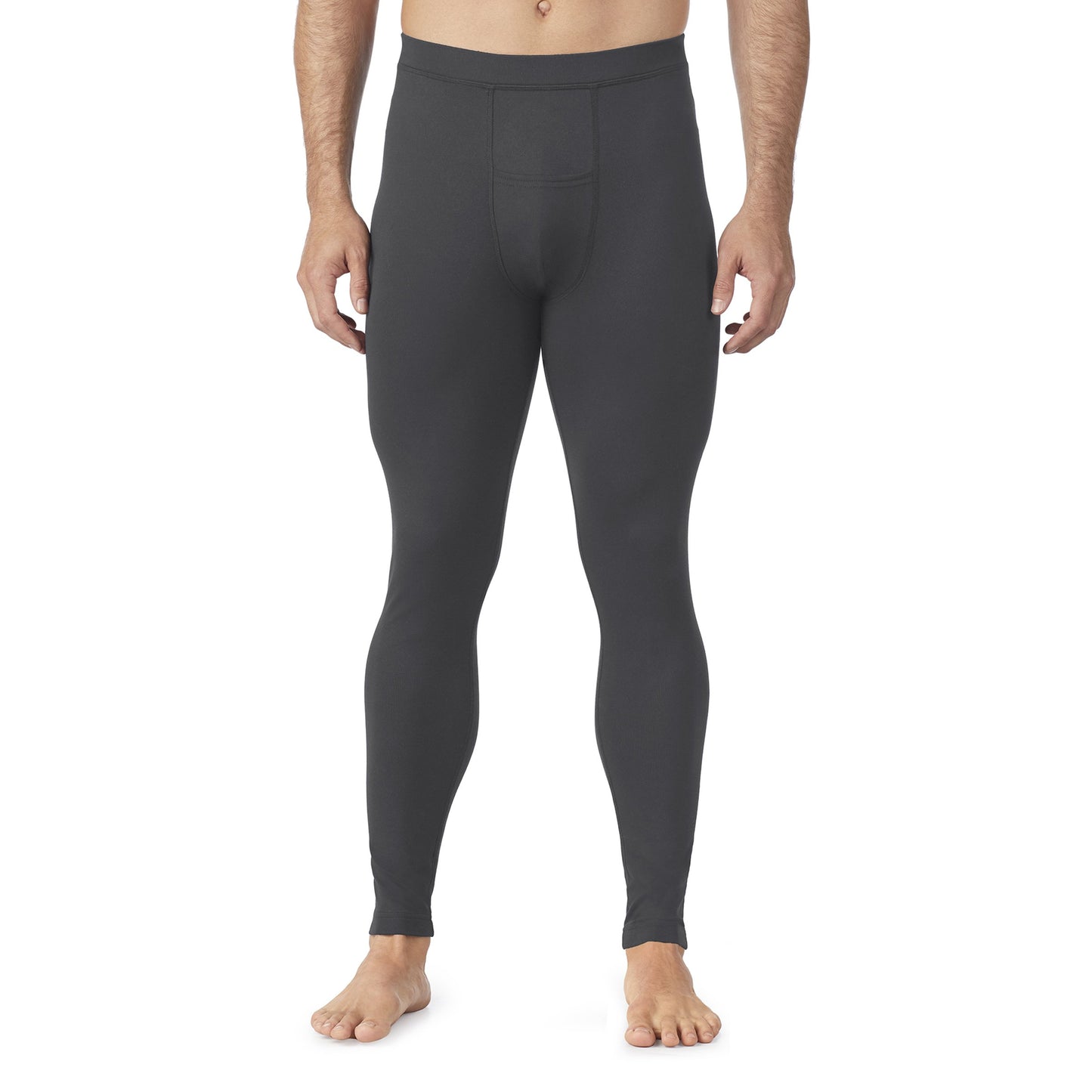 Dark Grey;@A man wearing dark grey Far Infrared Enhance Pant