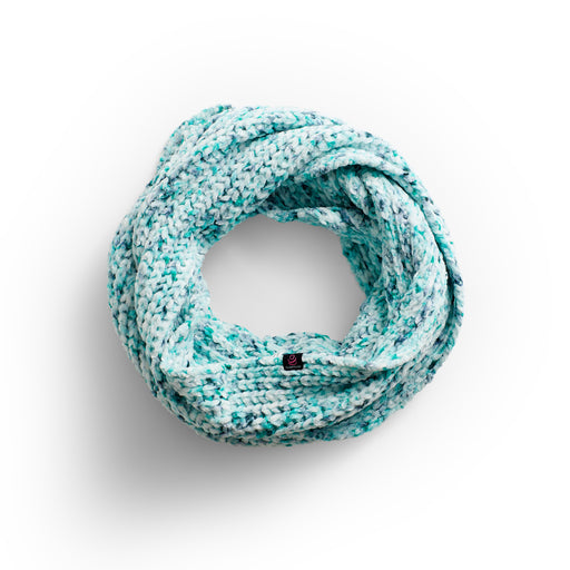 Teal Multi;@Chenille Infinity Scarf