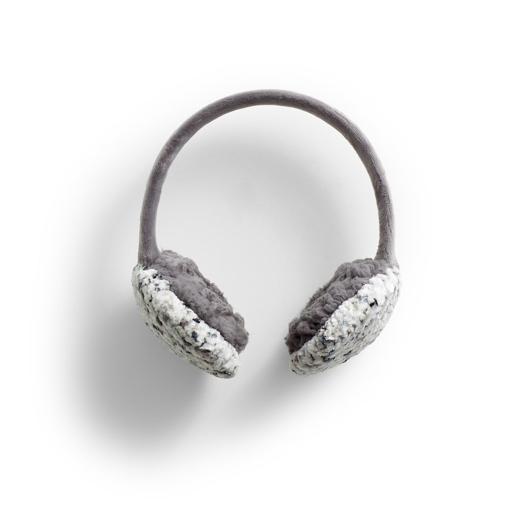 Chenille Earmuffs with Velour Band