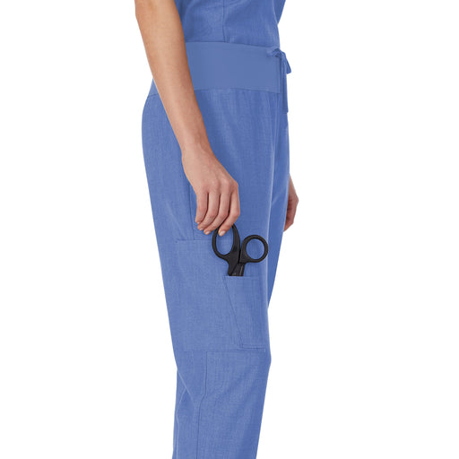 DEMI RE-GARDE™ - BLEU ACIER - Jogger Scrub Pants|| DEMI RE-GARDE™ - BLEU  ACIER - Pantalon Jogger