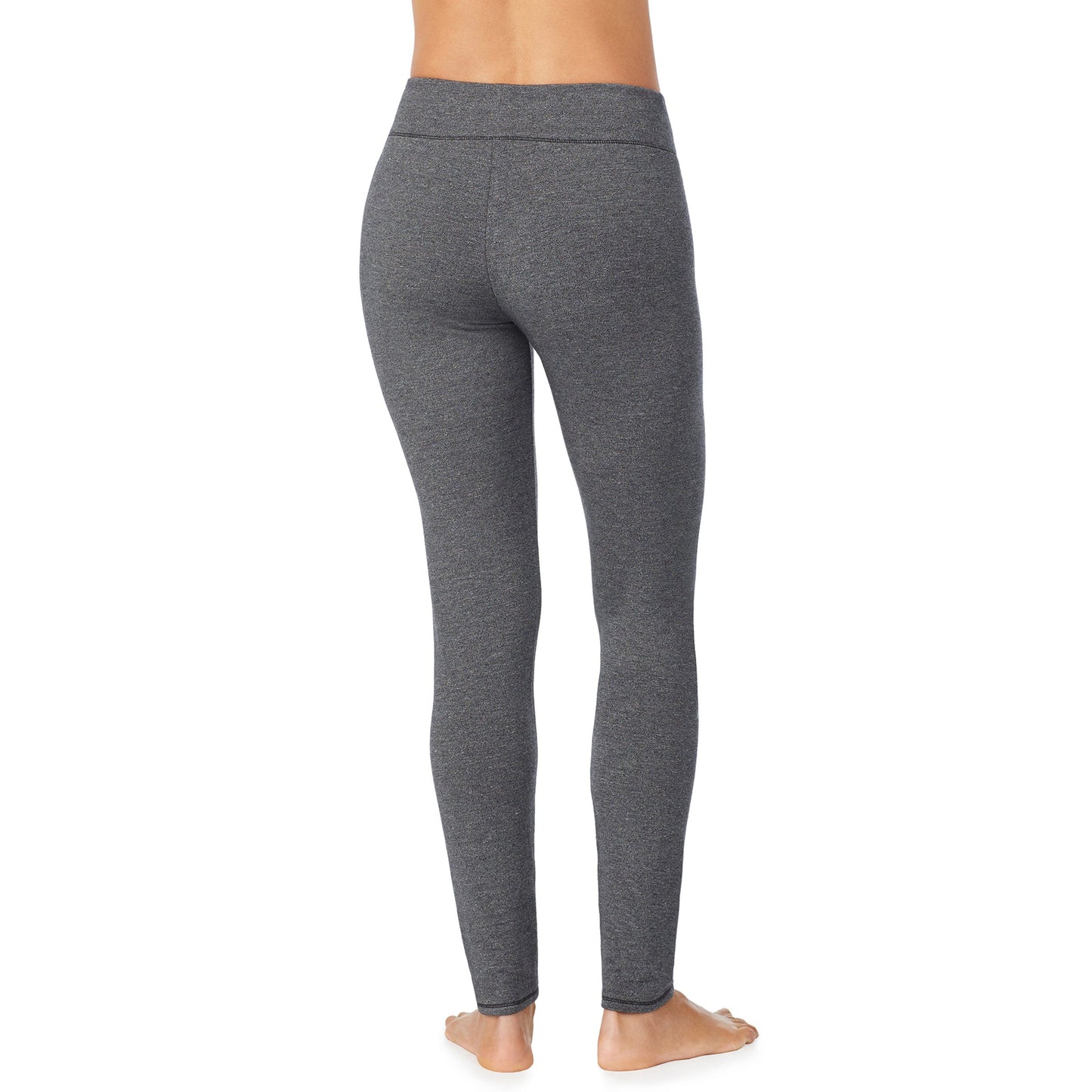 Charcoal Heather;Model is wearing size S. She is 5’9”, Bust 32”, Waist 25.5”, Hips 36”.