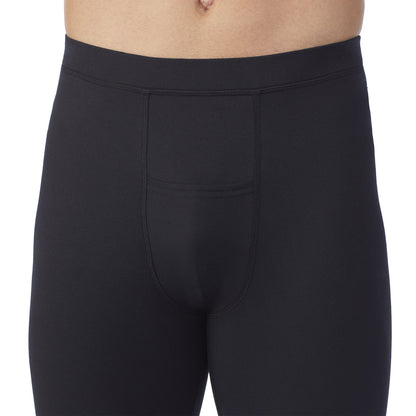 Black;@A man wearing black Far Infrared Enhance Pant
