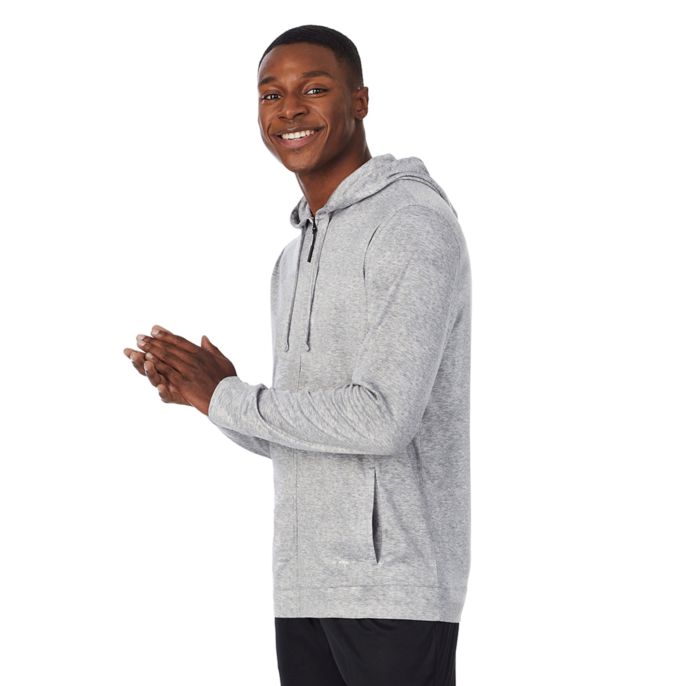 Mens Far Infrared Enhance Sleep Full Zip Hoodie