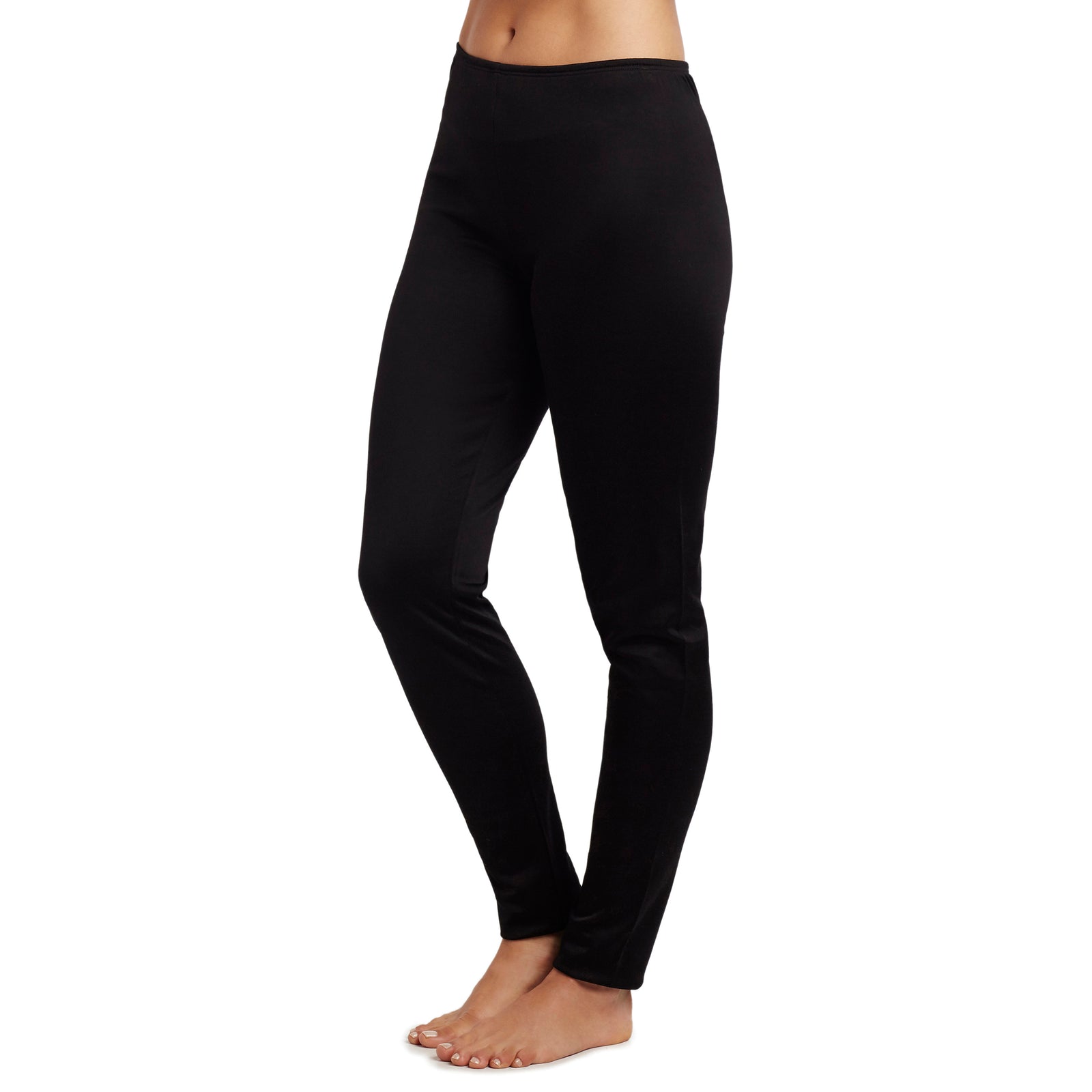 Black; Model is wearing size S. She is 5’9”, Bust 32”, Waist 25.5”, Hips 36”.@lower body of a model wearing black legging