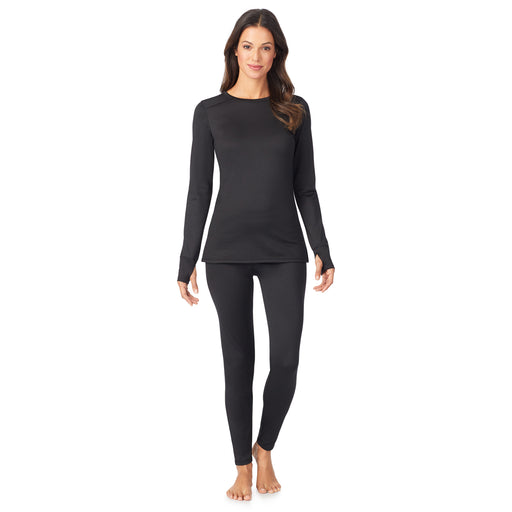  Cuddl Duds Womens Long Sleeve Top And Legging