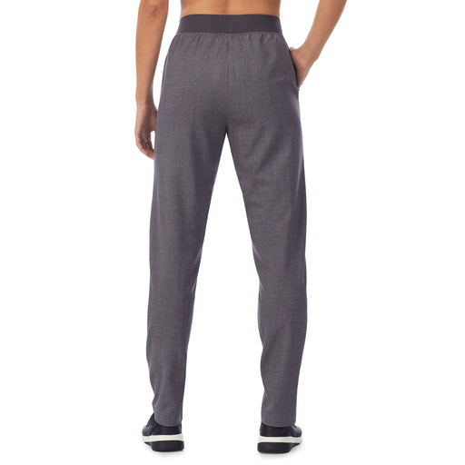 Charcoal Heather; Model is wearing size S. She is 5’9”, Bust 34”, Waist 25”, Hips 35”.@ Womens scrub slim grey cargo pant