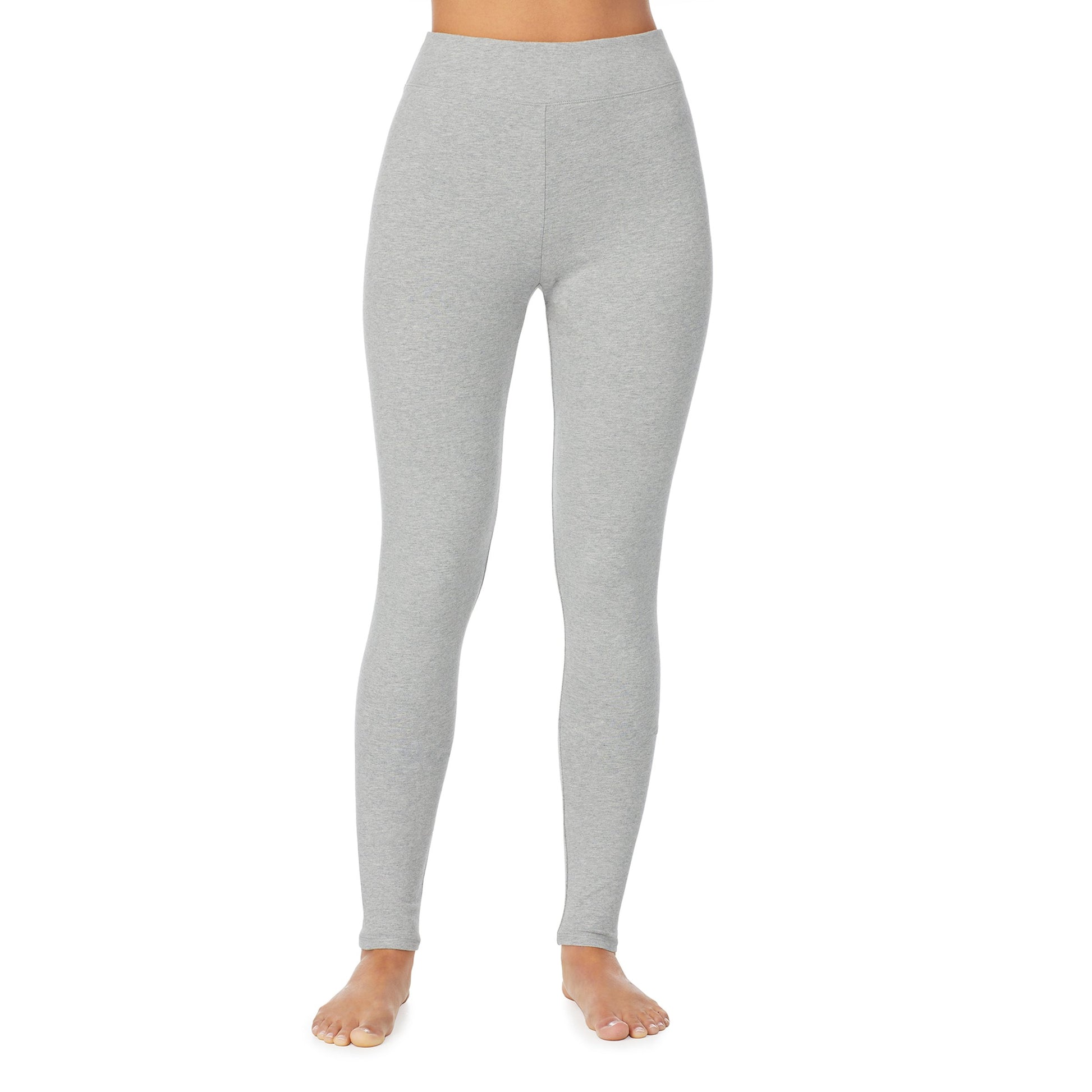 Medium Grey Heather:Model is wearing size S. She is 5&#39;8.5&quot;, Bust 32&quot;, Waist 25&quot;, Hips 36&quot;.