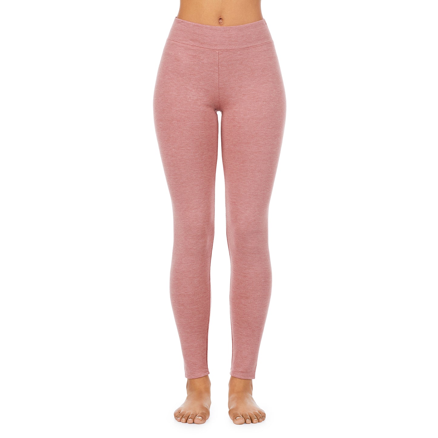 Mink Taupe Heather;Model is wearing size S. She is 5’10”, Bust 34”, Waist 26", Hips 38”