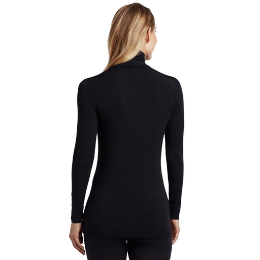 ClimateRight by Cuddl Duds Stretch Fleece Women's Long Sleeve Turtleneck  Base Layer Top, Sizes XS to 4XL 